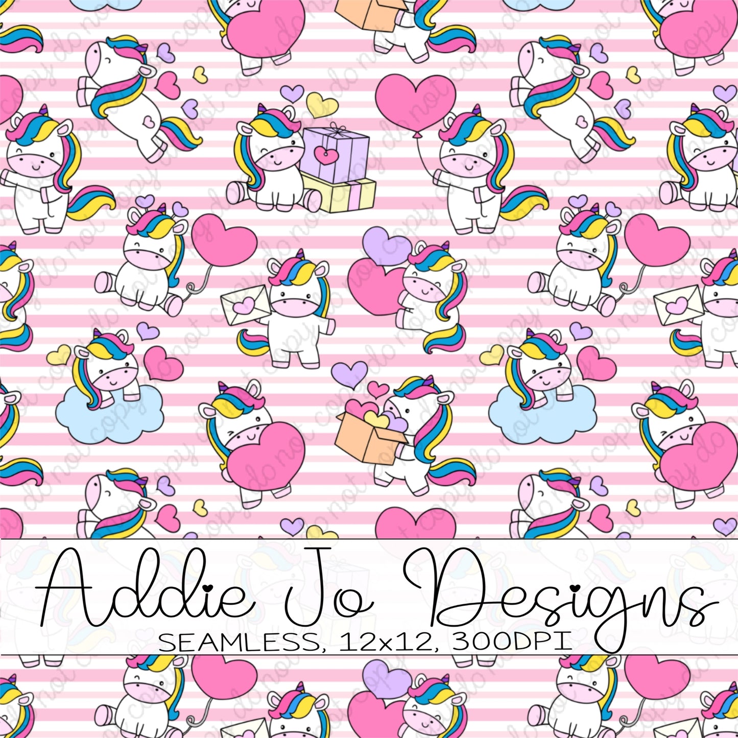 Unicorn Love Seamless
