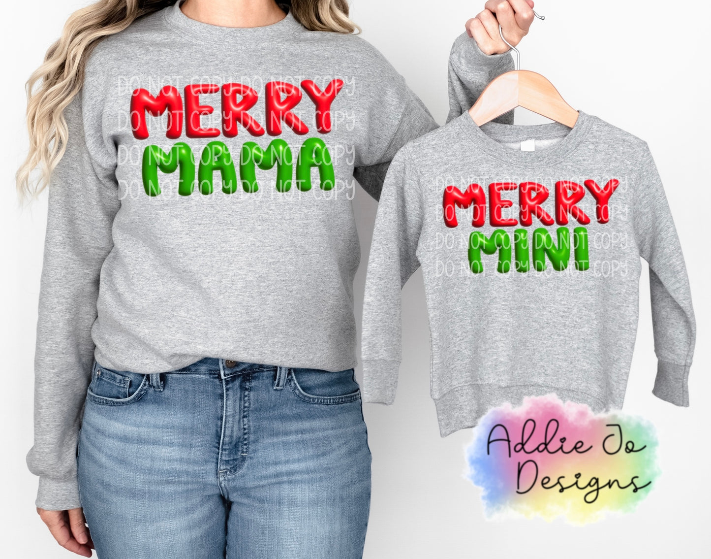 Merry Mama & Mini PNG