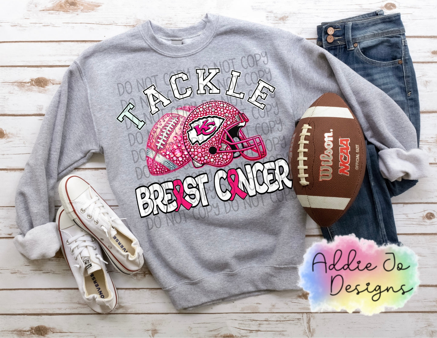 Tackle BC Pink Pro Football PNGs-Individual