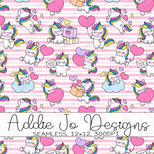 Unicorn Love Seamless