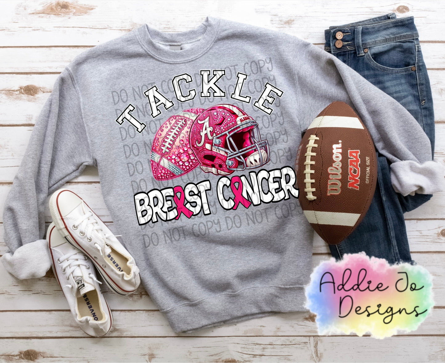 Tackle BC Pink SEC Football PNGs Bundle