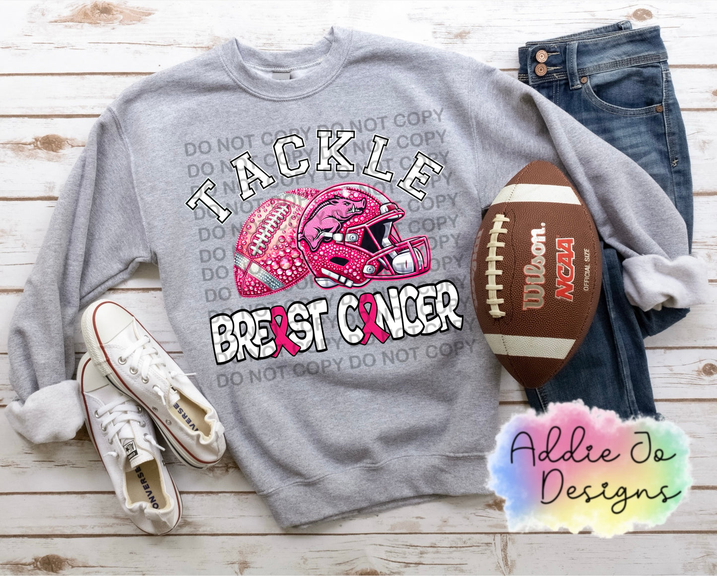 Tackle BC Pink College Football PNGs-individual